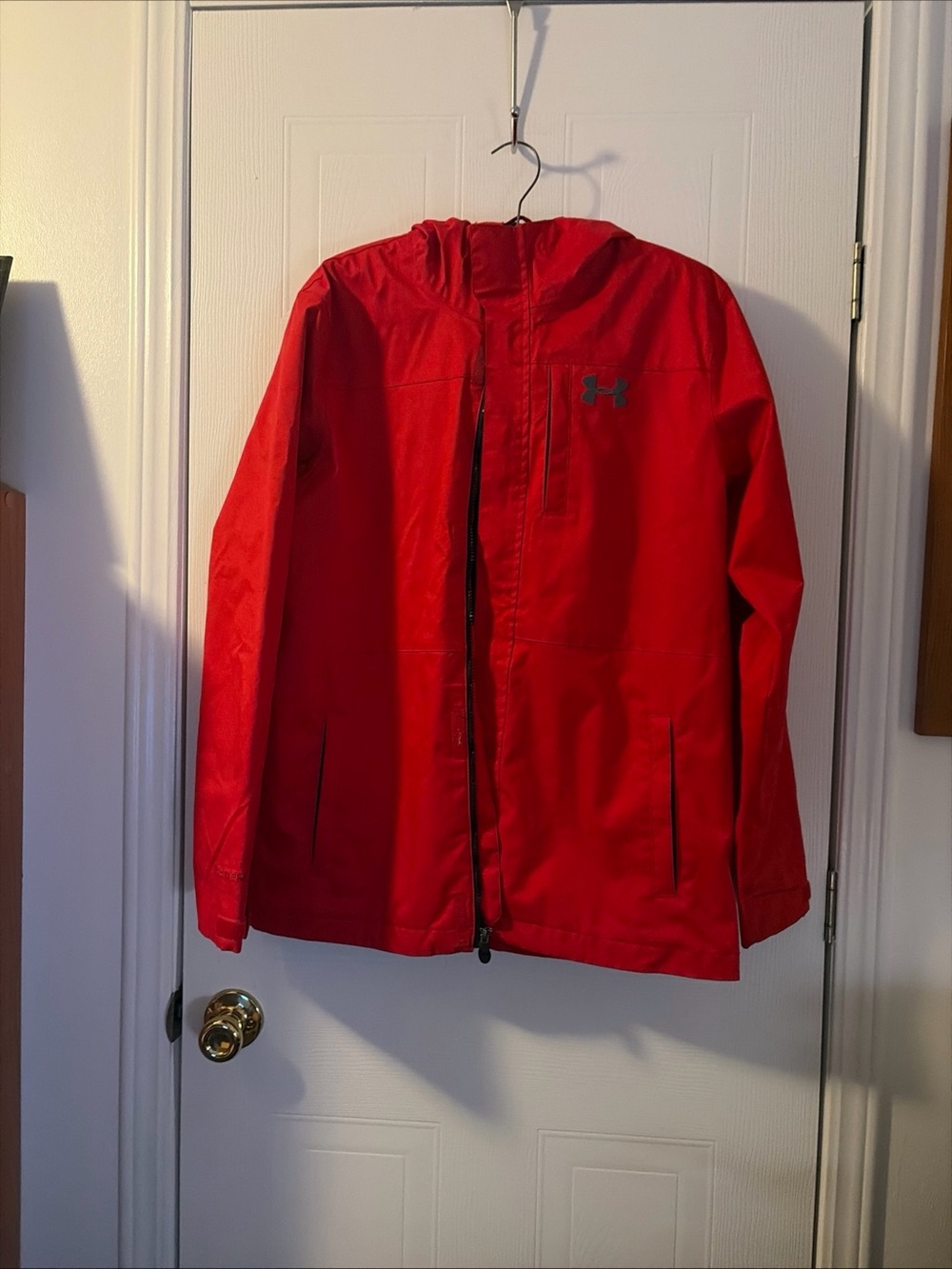 Under Armour Youth Large Red Zippered Jacket